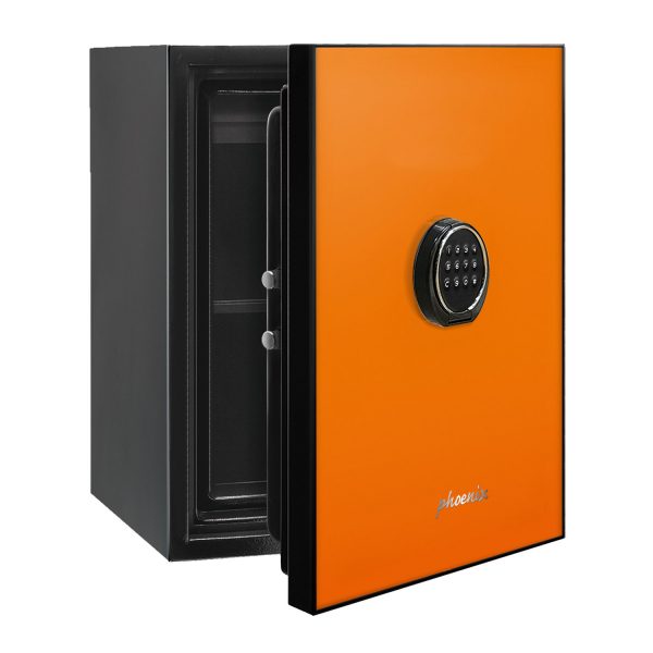 Phoenix Spectrum LS6001EO Coffre fort de Luxe avec panneau de porte orange et serrure électronique